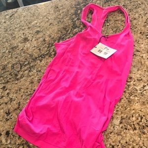 Zyia hot pink copper charmed tank size large